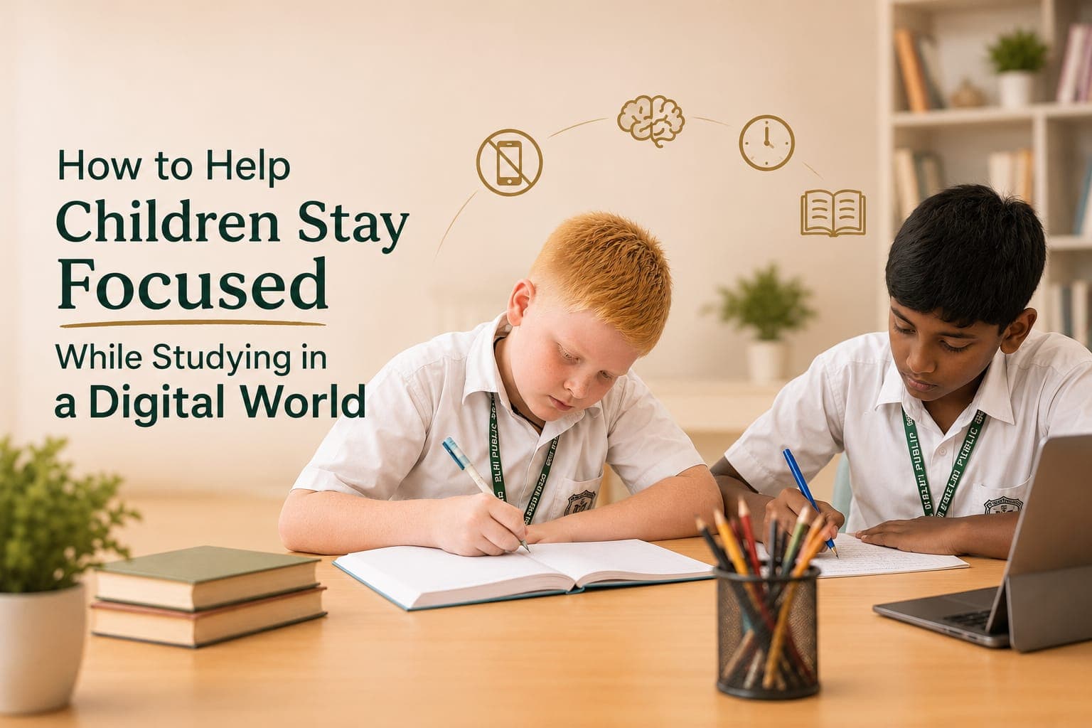 How to Help Children Stay Focused While Studying in a Digital World